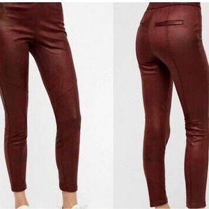Free people faux suade leggings